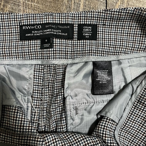 RW&CO SLIM LEG ANKLE PANT - Picture 4 of 7